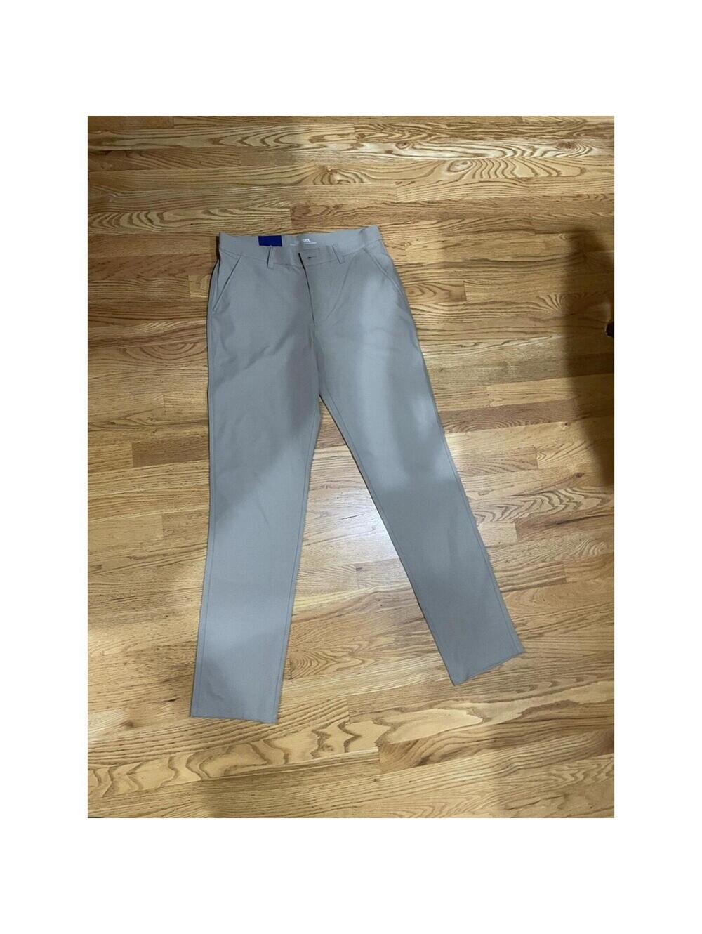 NWT Men’s 32 Degrees Cool Regular Fit Beige Travel Pants Size 32 Inseam 34 Stret